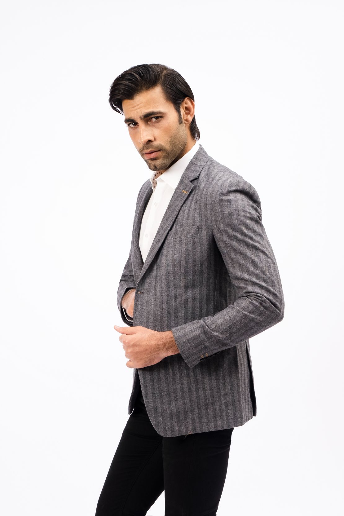 Grey Casual Coat