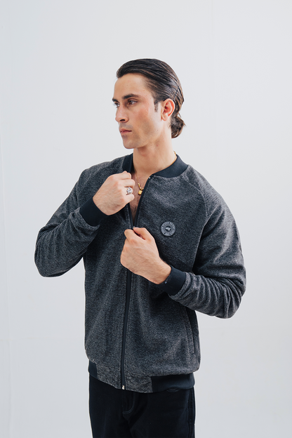 Round Neck Fleece Zipper