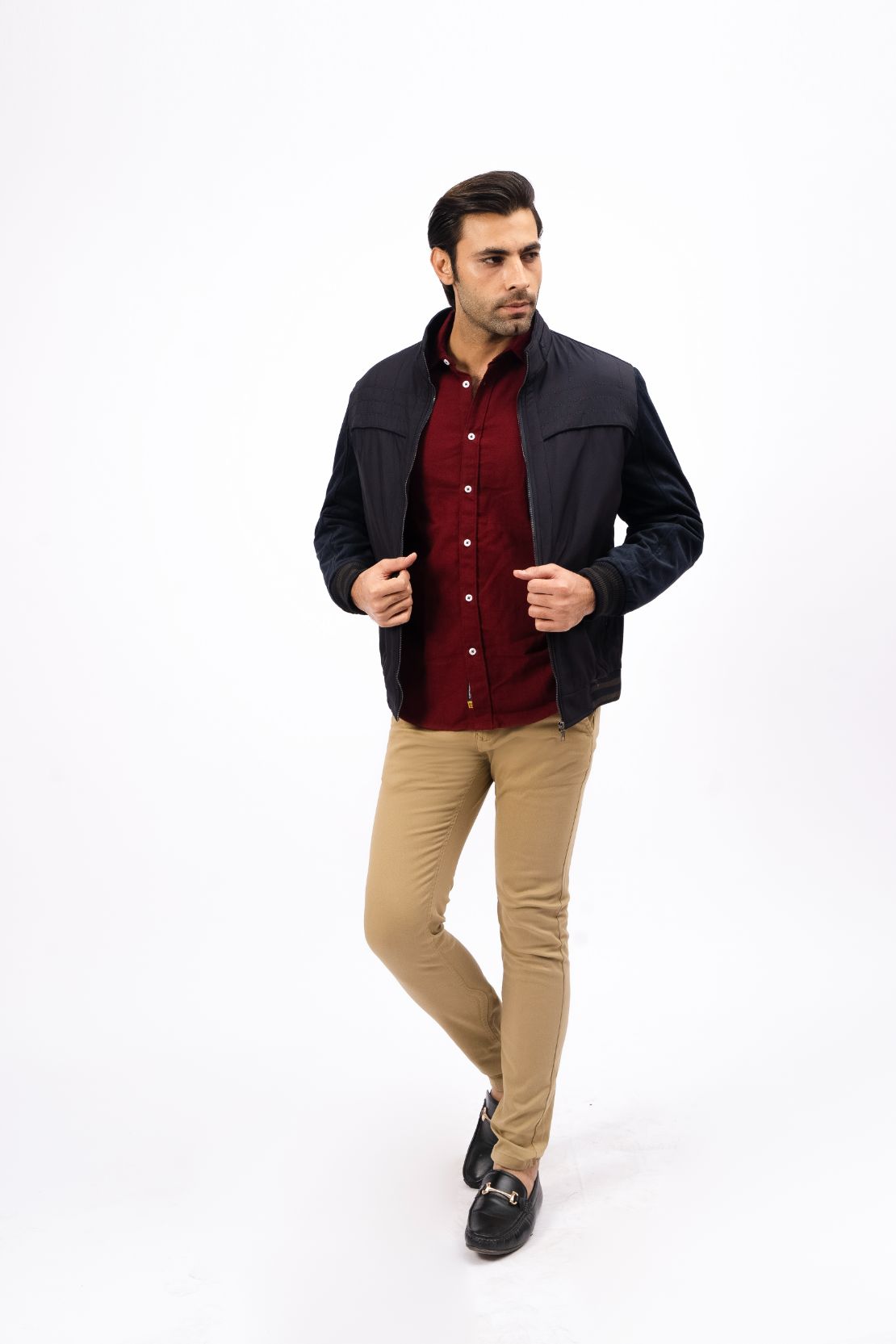 Mock Neck Jacket