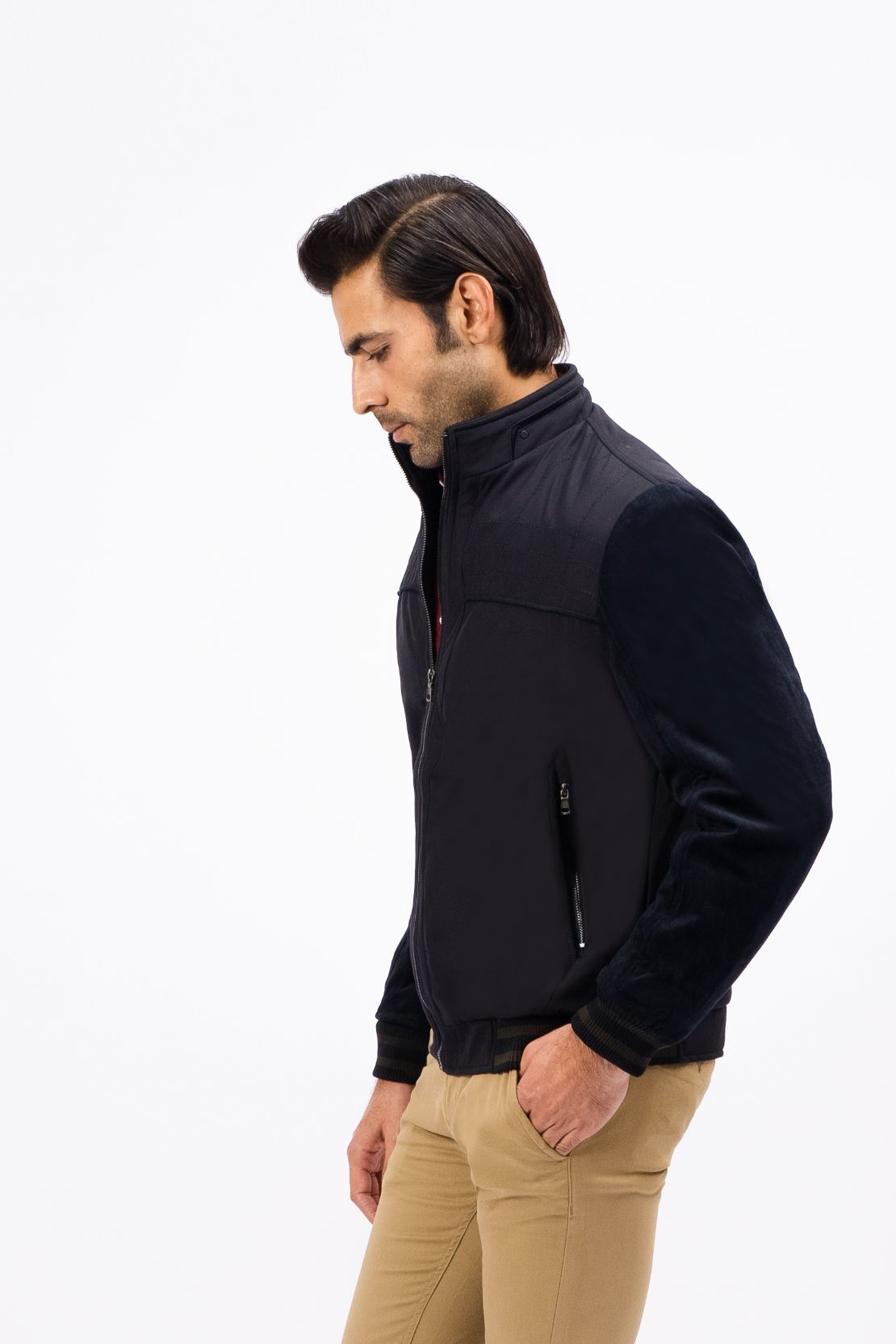 Mock Neck Jacket