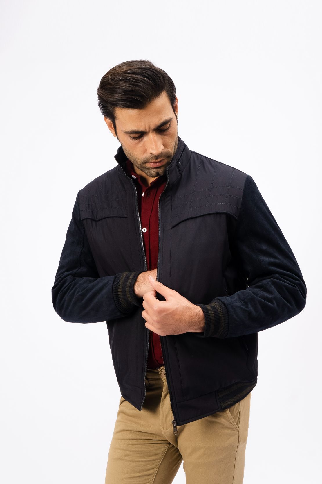Mock Neck Jacket