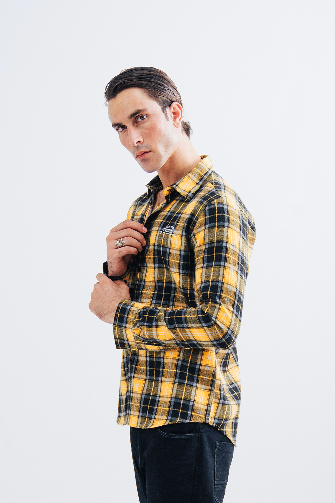 Men Button Down Casual Shirt