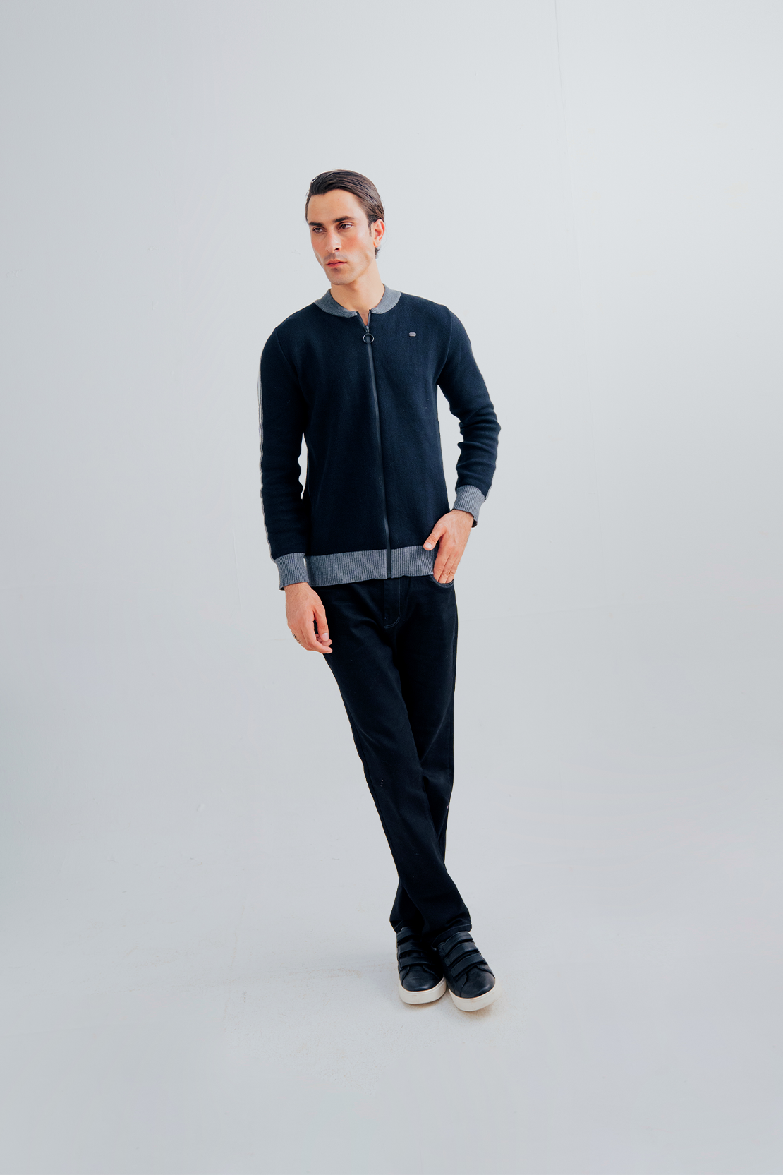 Men Zipper Sweater