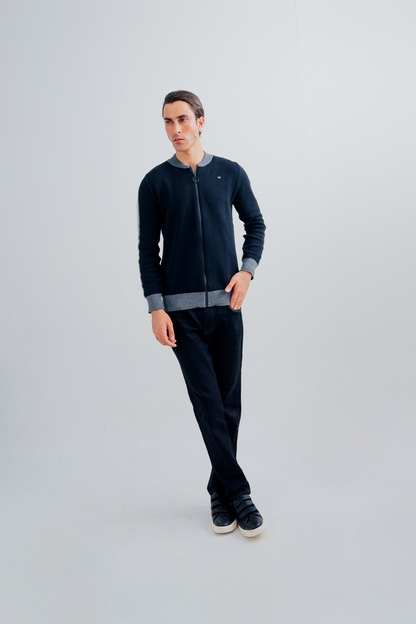 Men Zipper Sweater