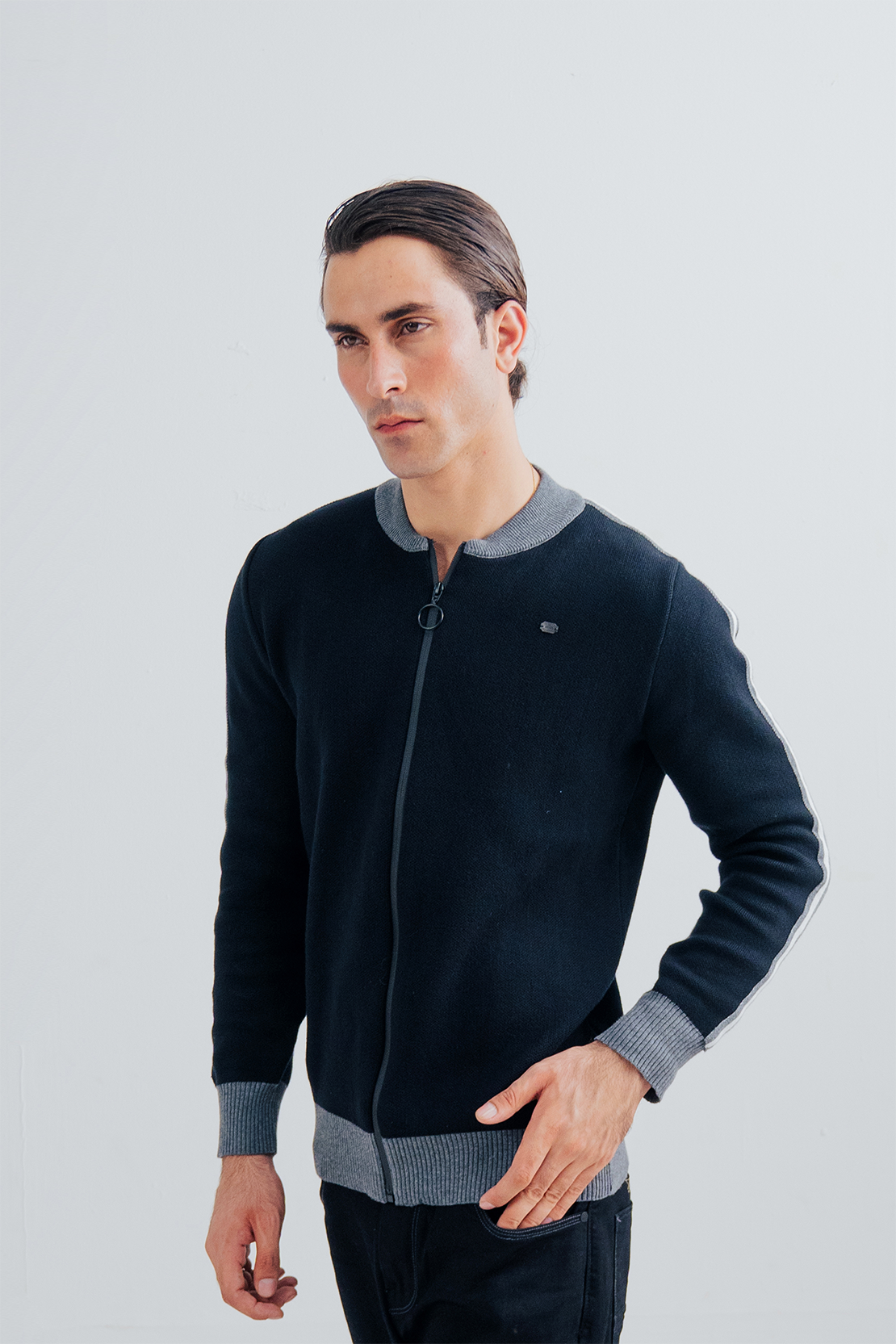 Men Zipper Sweater