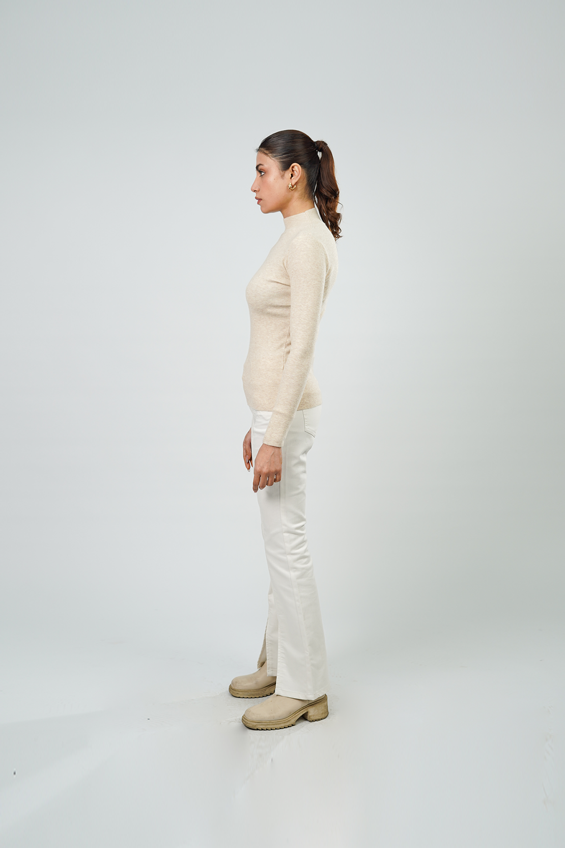Ladies Bootcut Flared Jeans