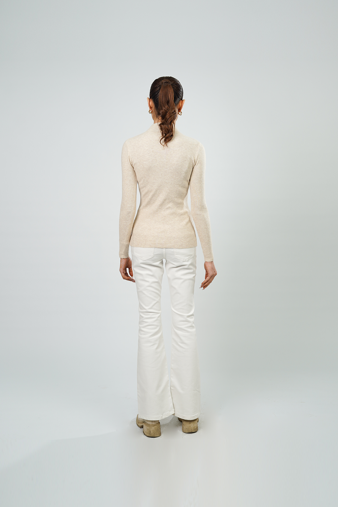 Ladies Bootcut Flared Jeans