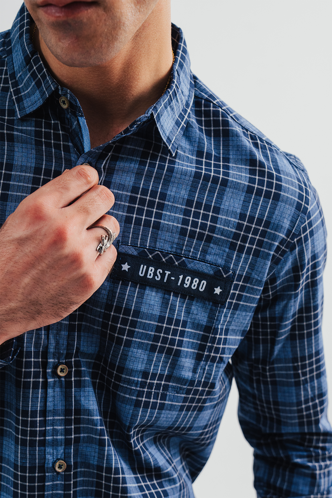 Men Button Down Casual Shirt