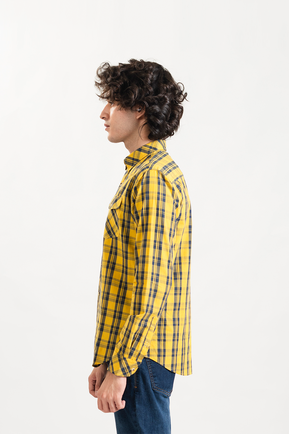 Double Pocket Checked Shirt
