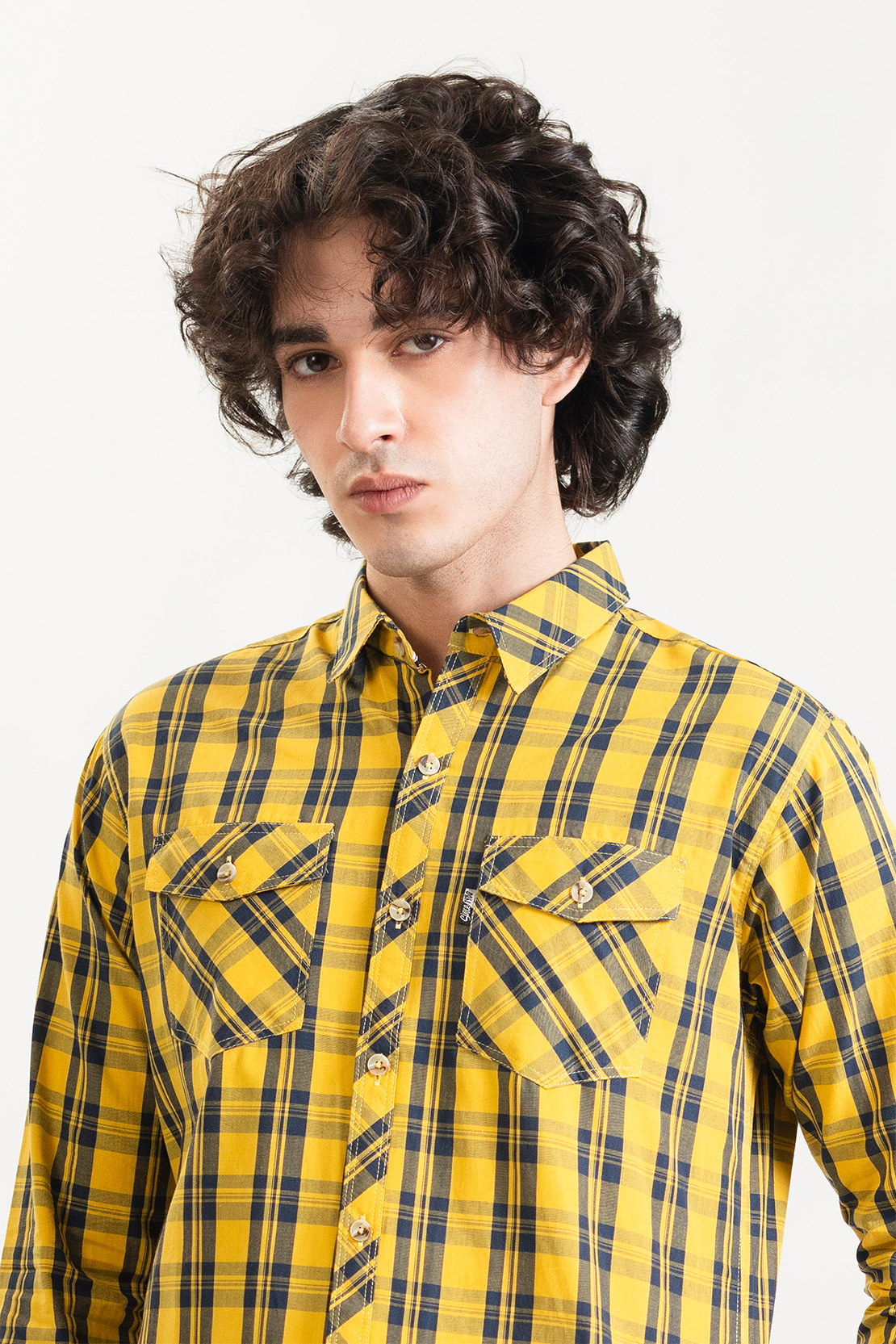 Double Pocket Checked Shirt