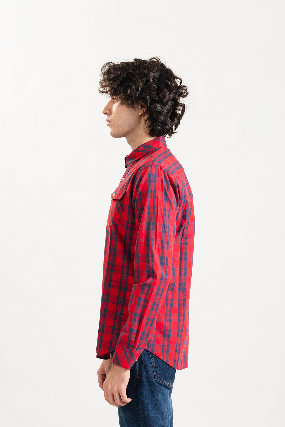 Double Pocket Checked Shirt