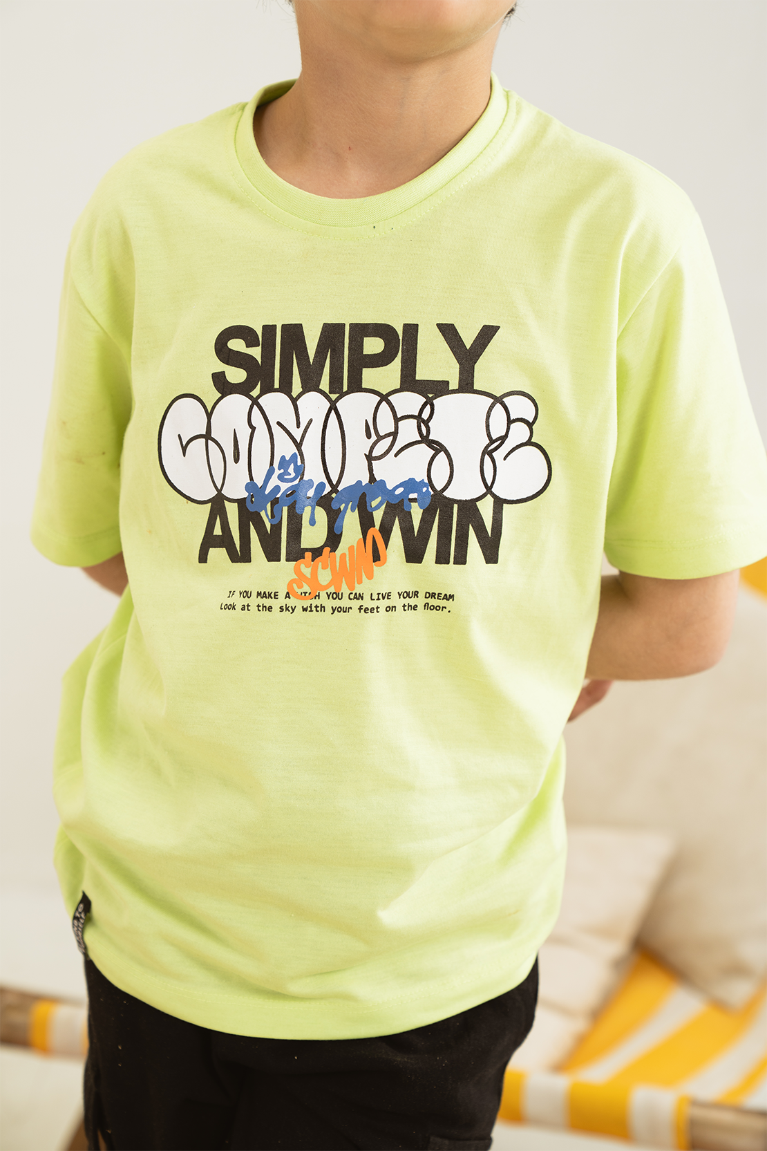 Slogan Print T-shirt