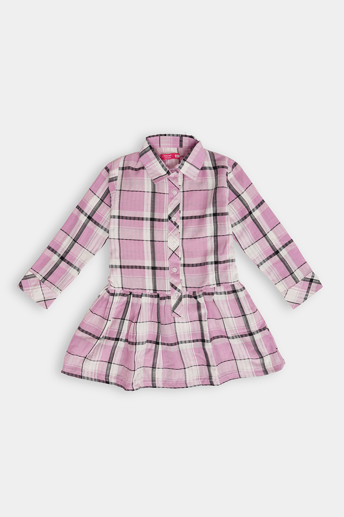Checkered Pleated top