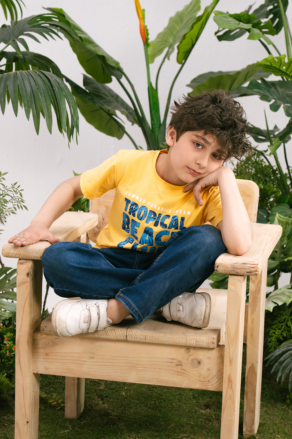Tropical Print T-shirt