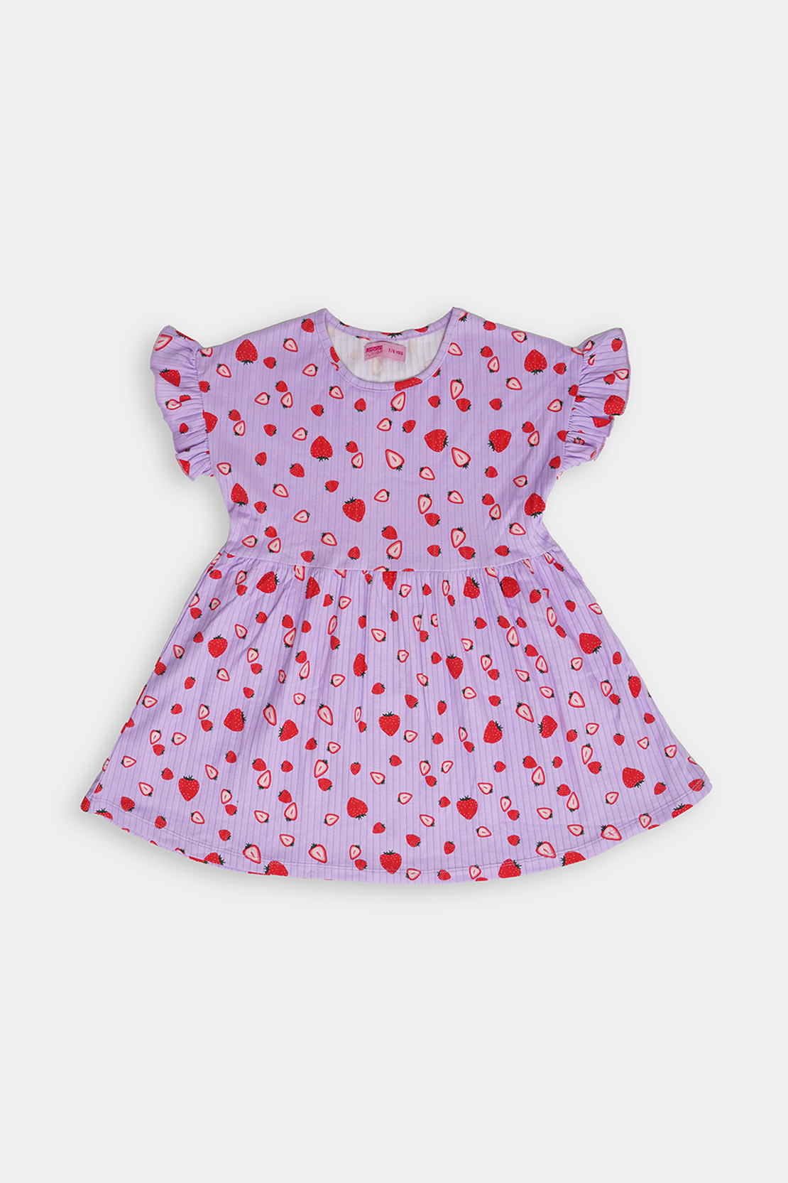 Strawberry Printed tiered Top