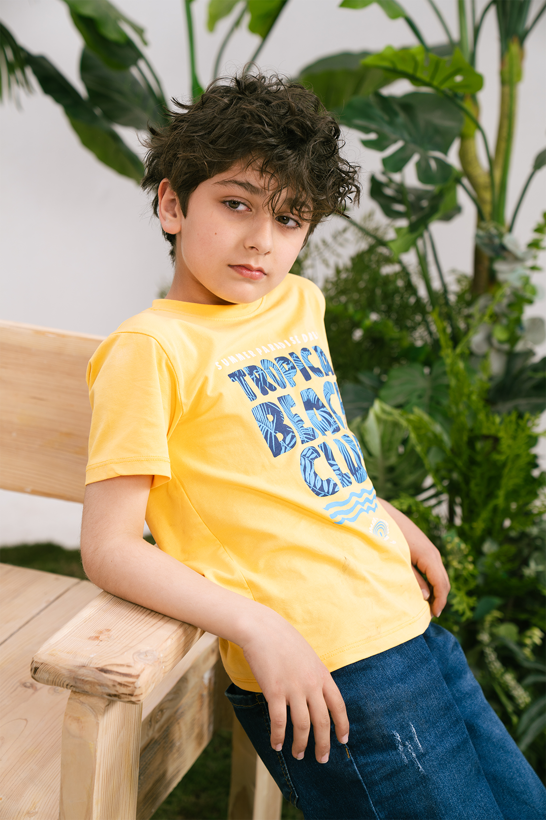 Tropical Print T-shirt