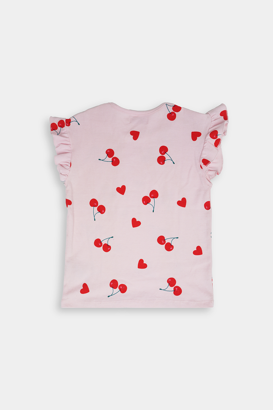 Cherry Print Cord Set Top