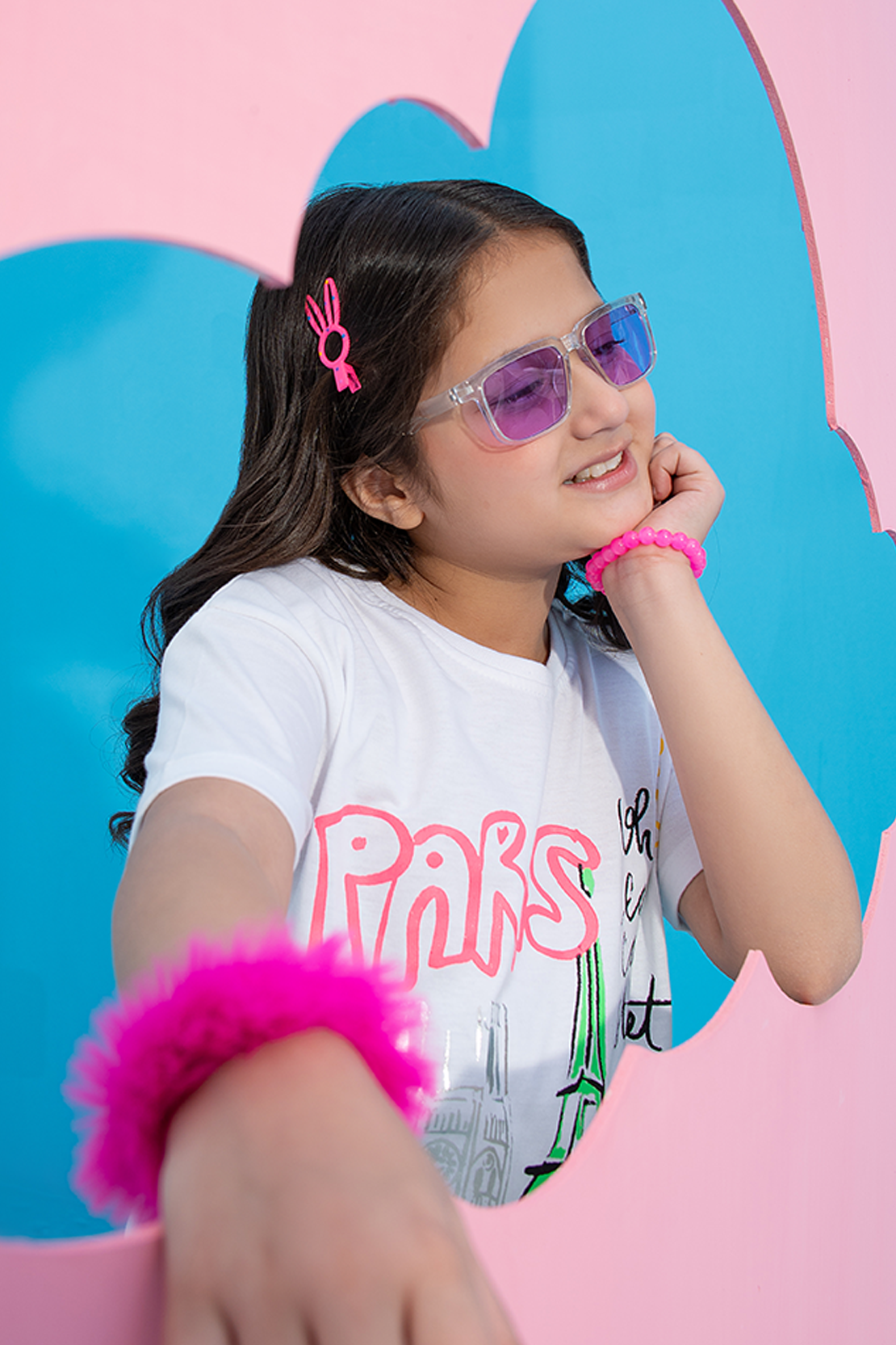 Colorful Paris Printed T-shirt
