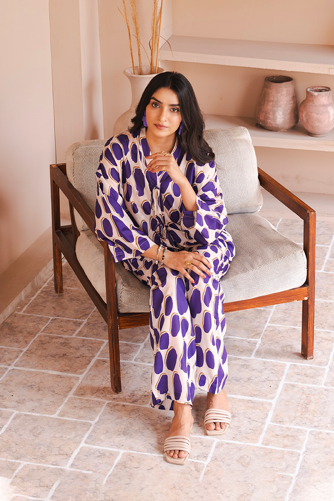 Printed Co-ord Set Shirt