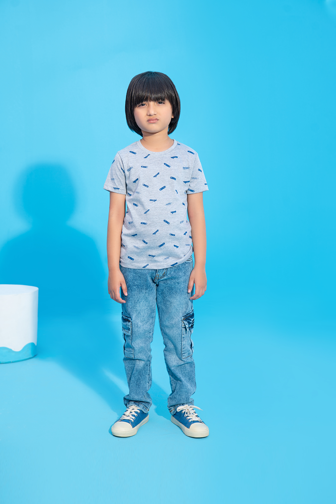 Printed Round Neck T-shirt