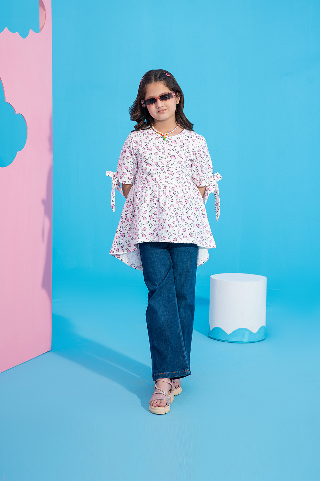 Printed Flared Top