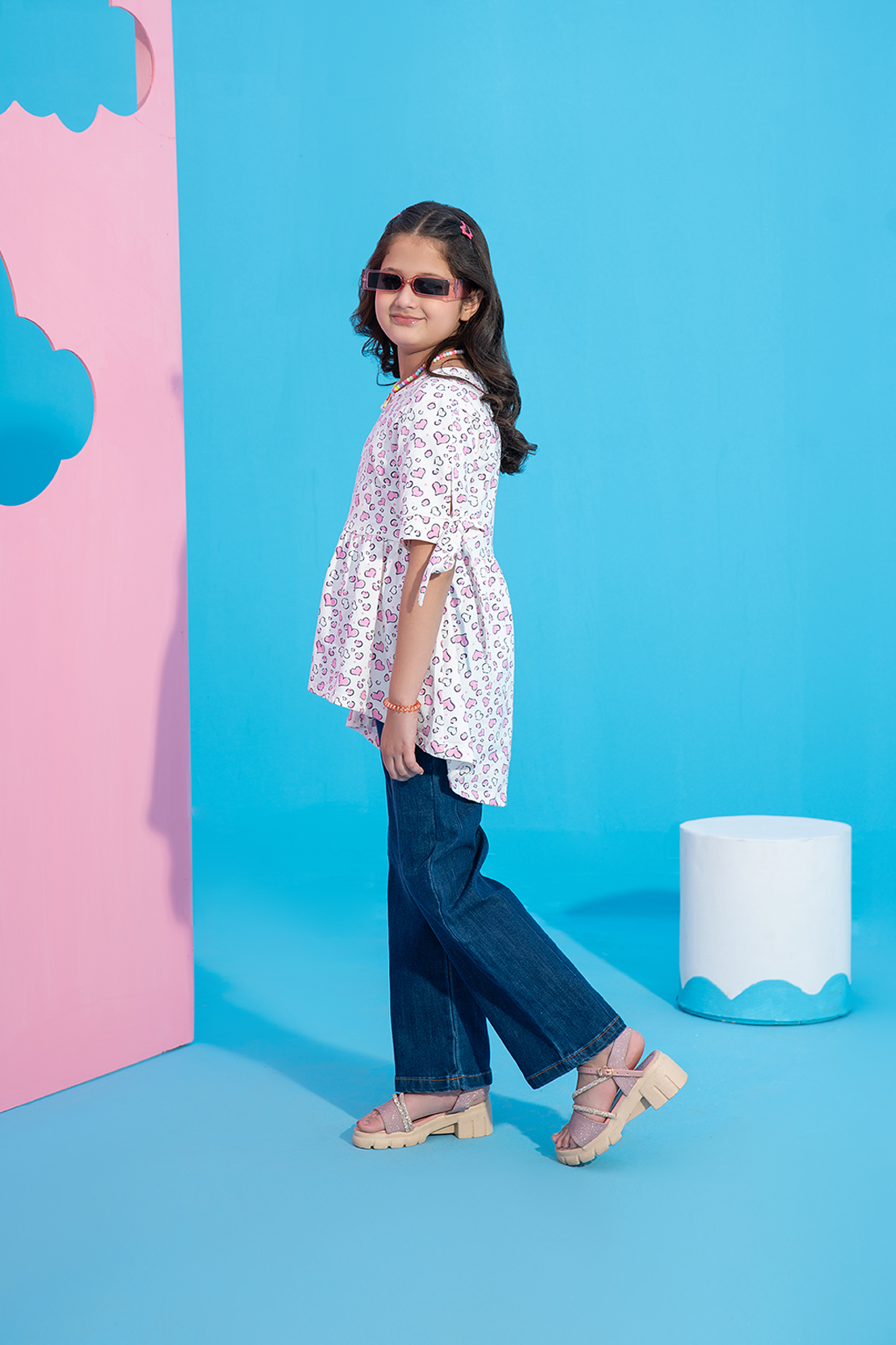 Printed Flared Top