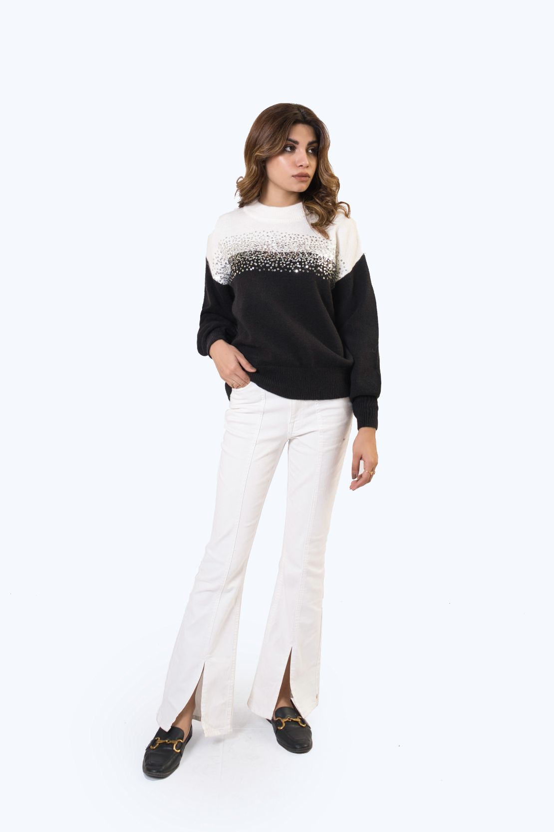 Shaded Long Sweater