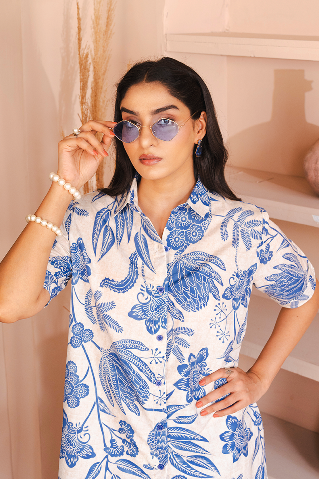 Printed Co-ord Set Shirt