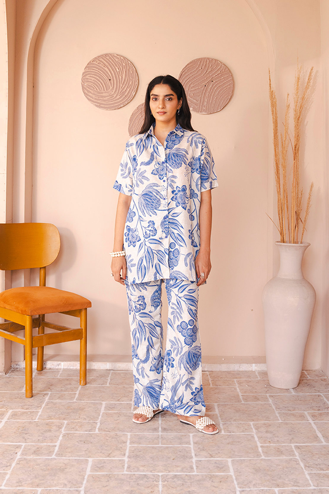 Printed Co-ord Set Shirt