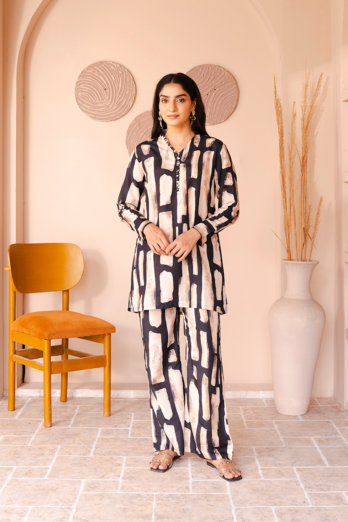 Printed Co-ord Set Shirt