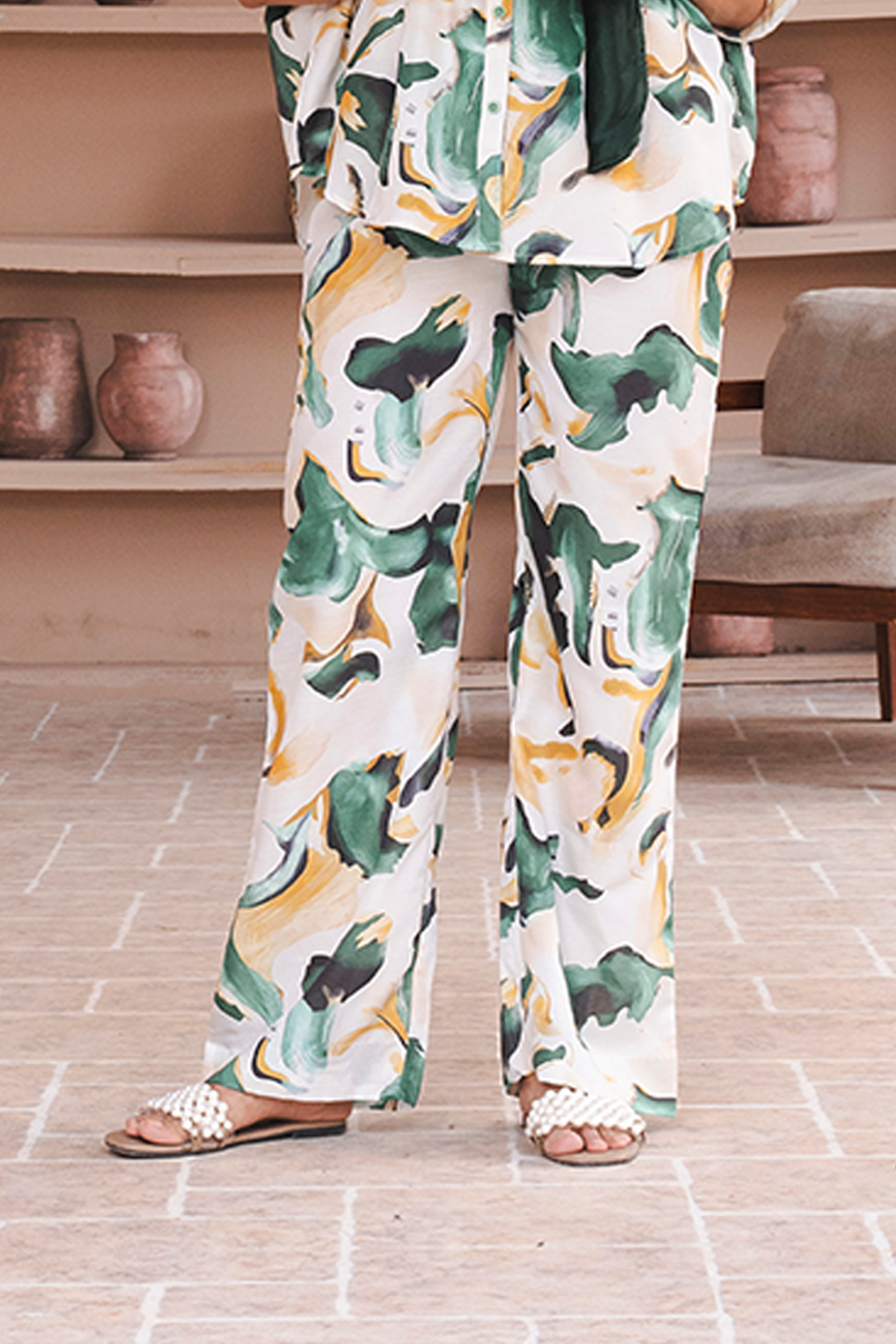 Printed Co-ord set trouser