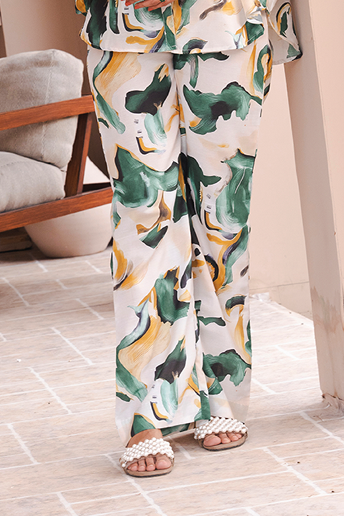 Printed Co-ord set trouser