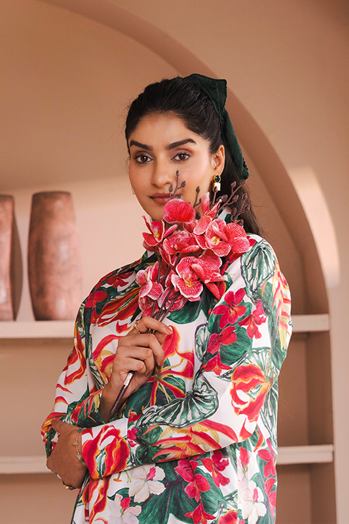 Printed Co-ord Set Shirt