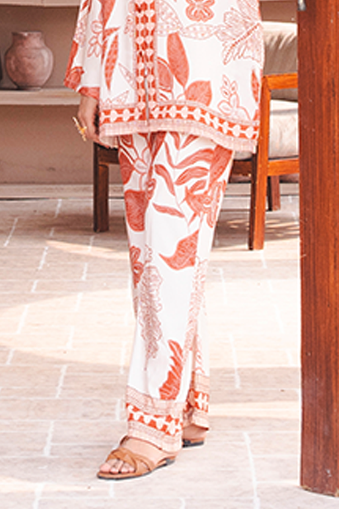 Printed Co-ord set trouser