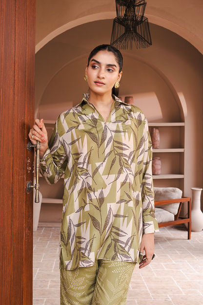 Printed Co-ord Set Shirt