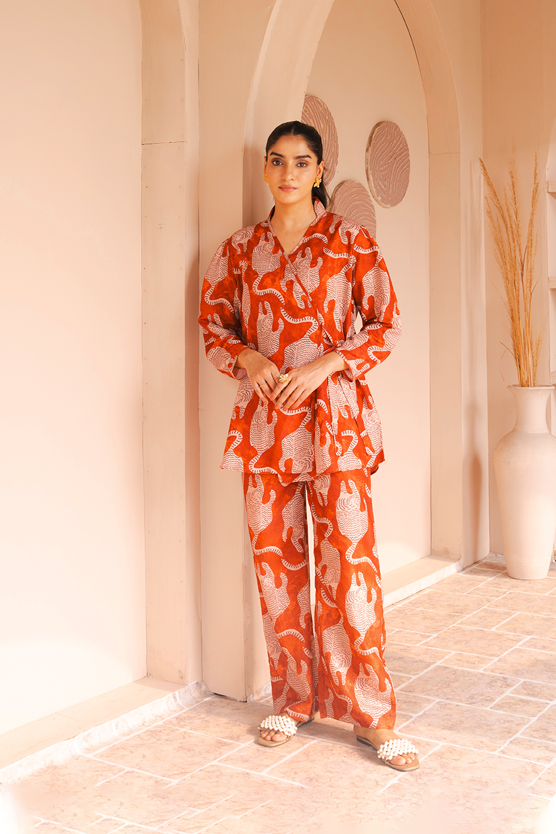 Printed Co-ord Set Shirt
