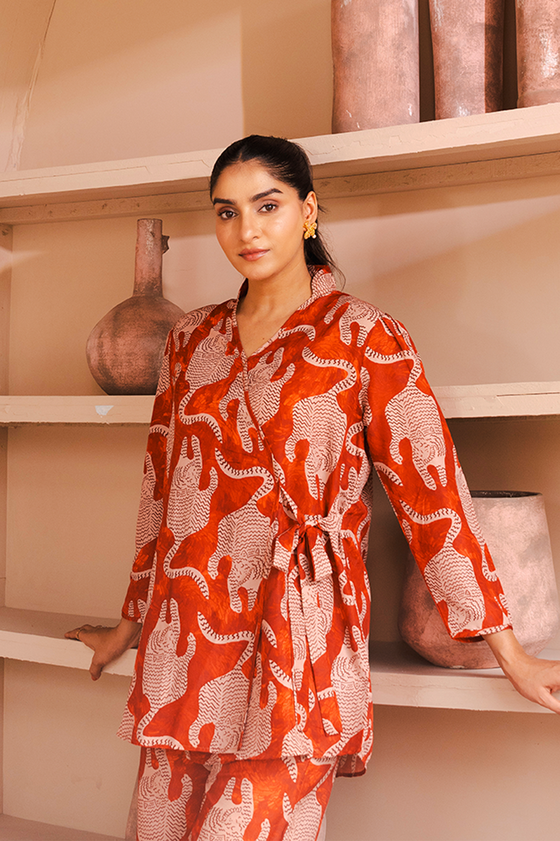 Printed Co-ord Set Shirt