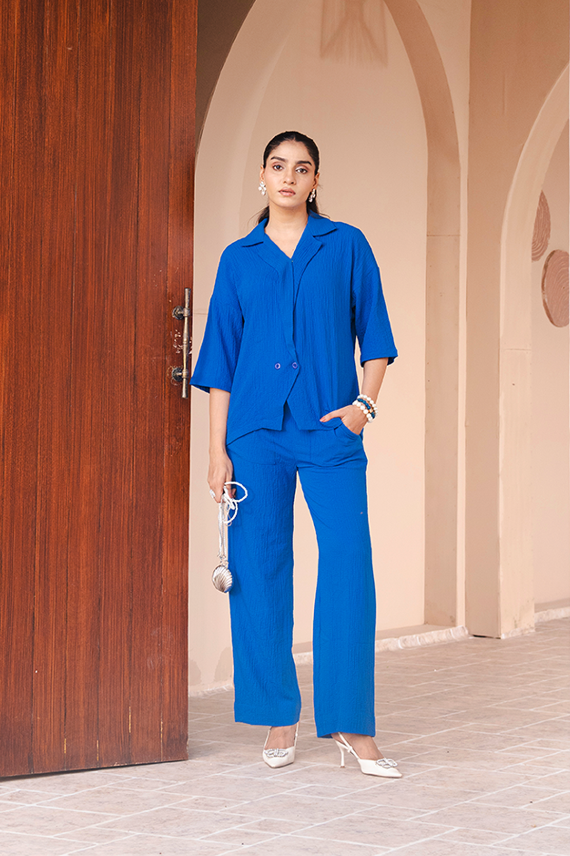 Solid Co-ord set top