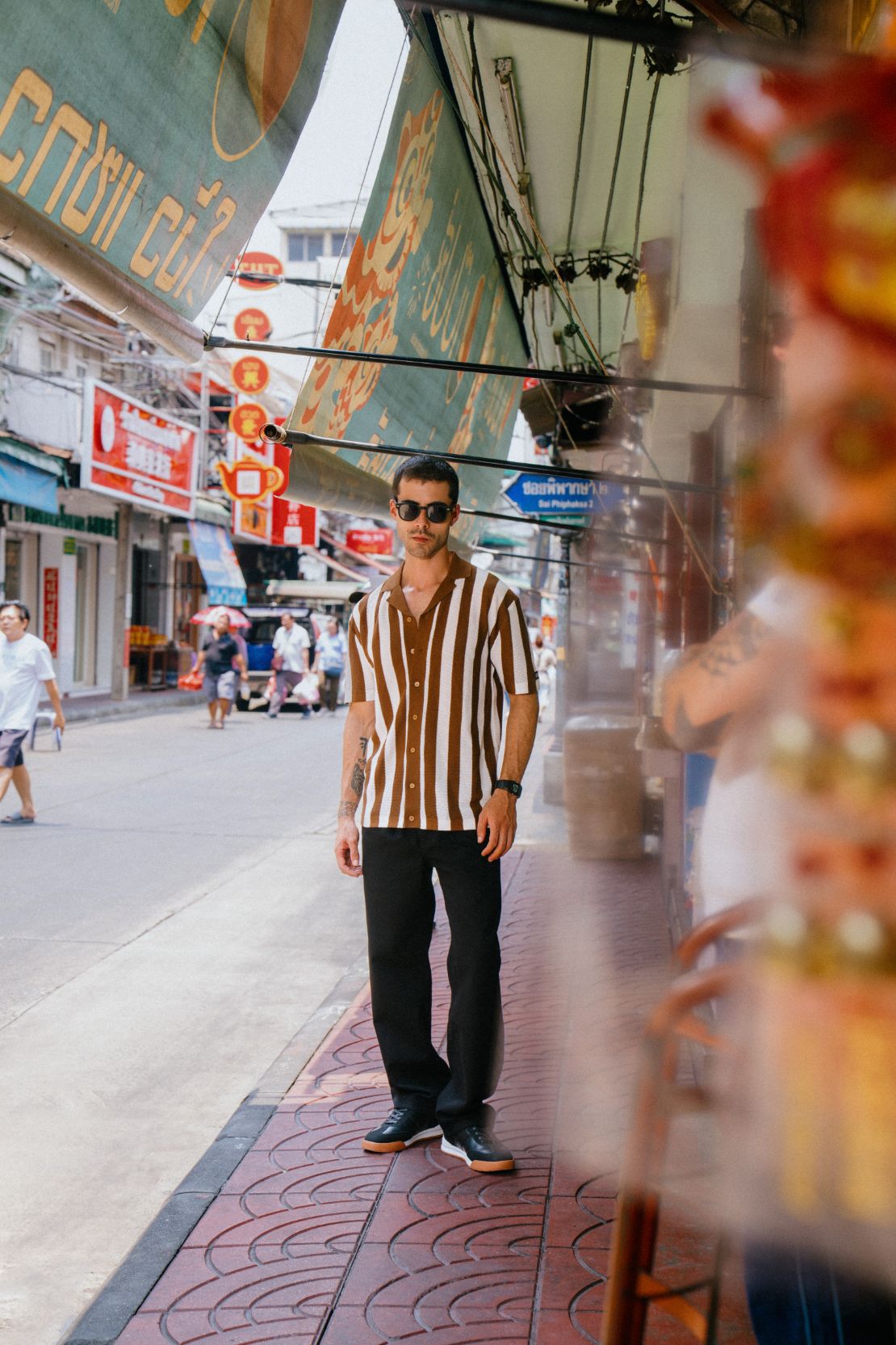 RELAXED FIT BUTTON DOWN KNITTED POLO