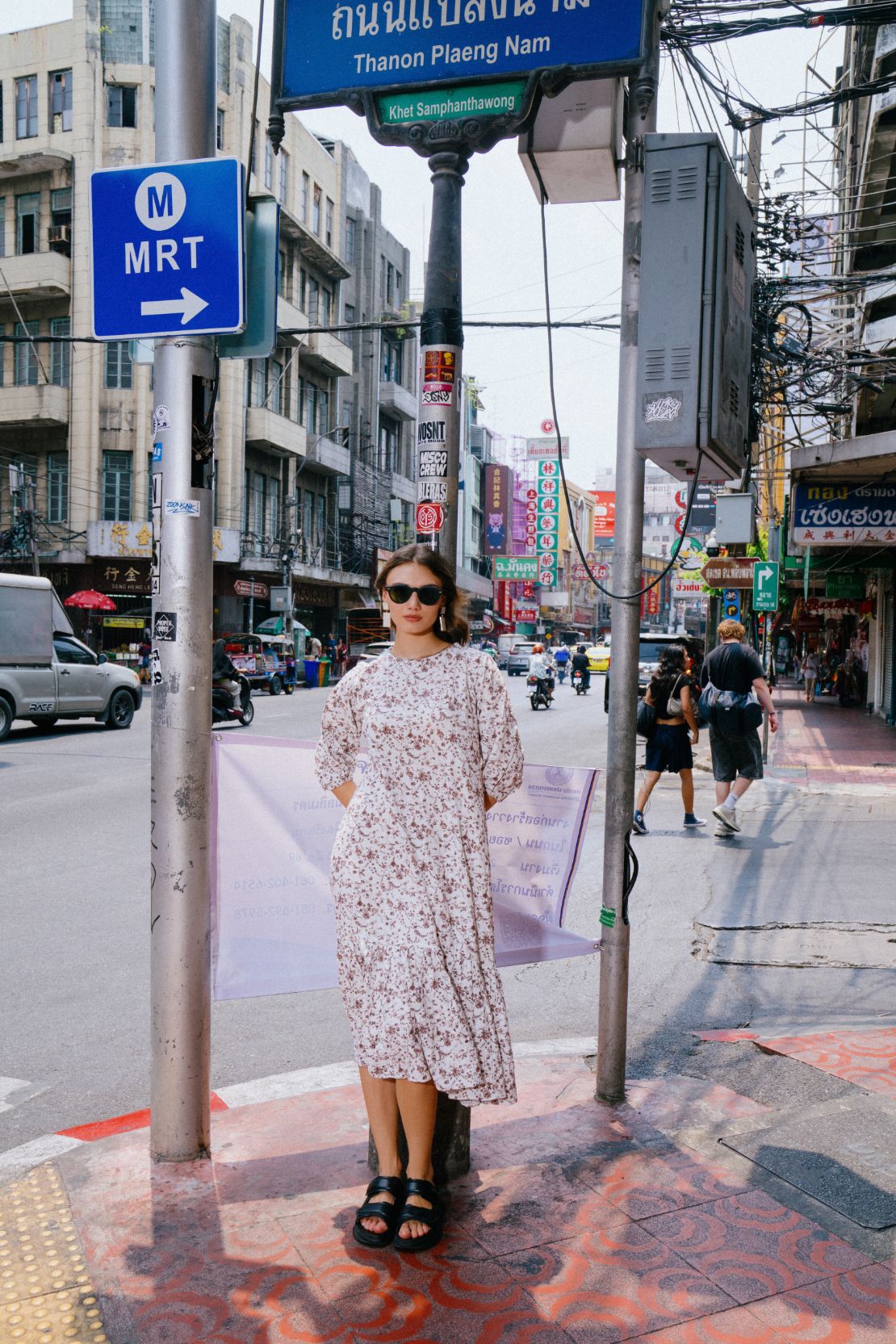 Tier Printed dress