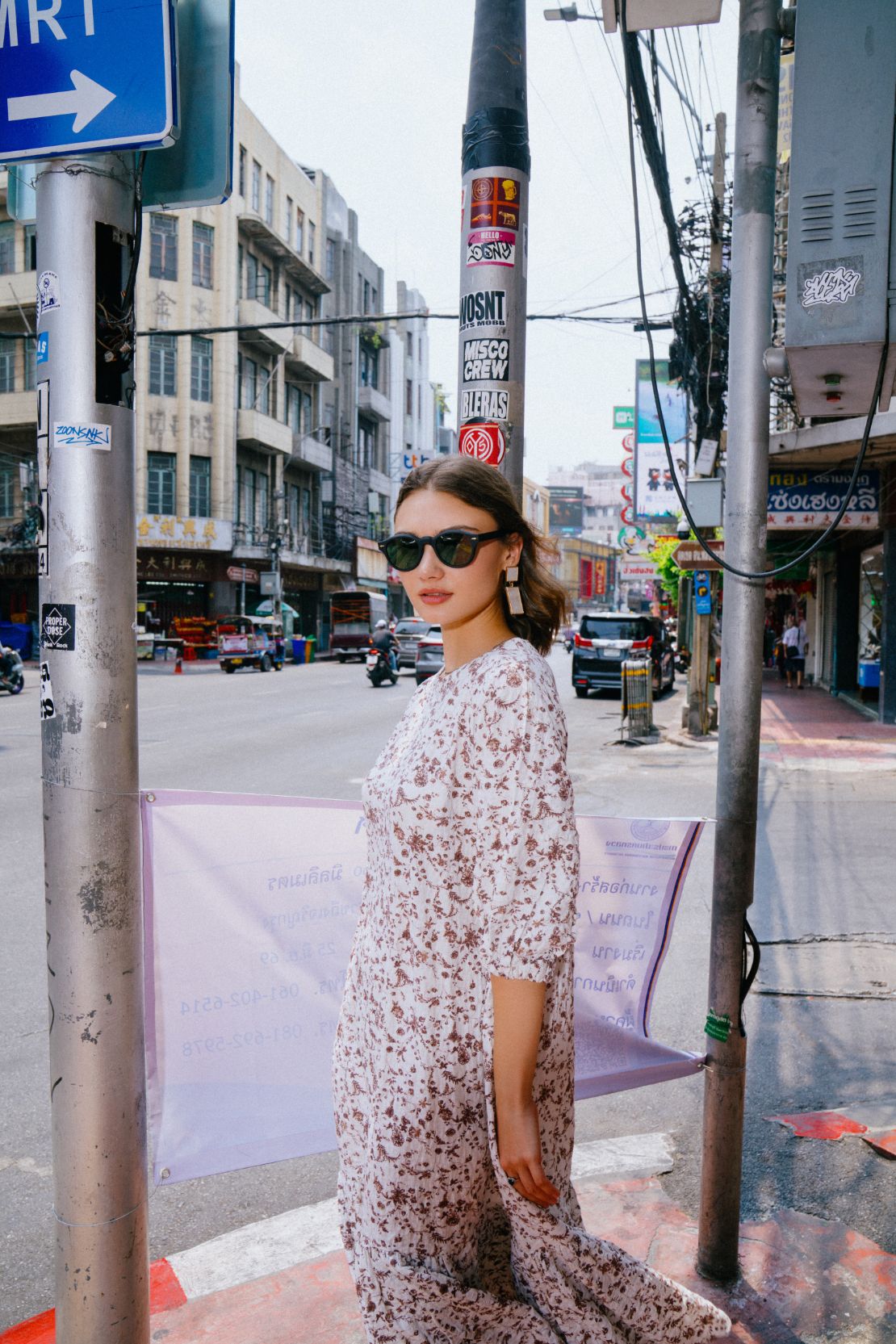 Tier Printed dress