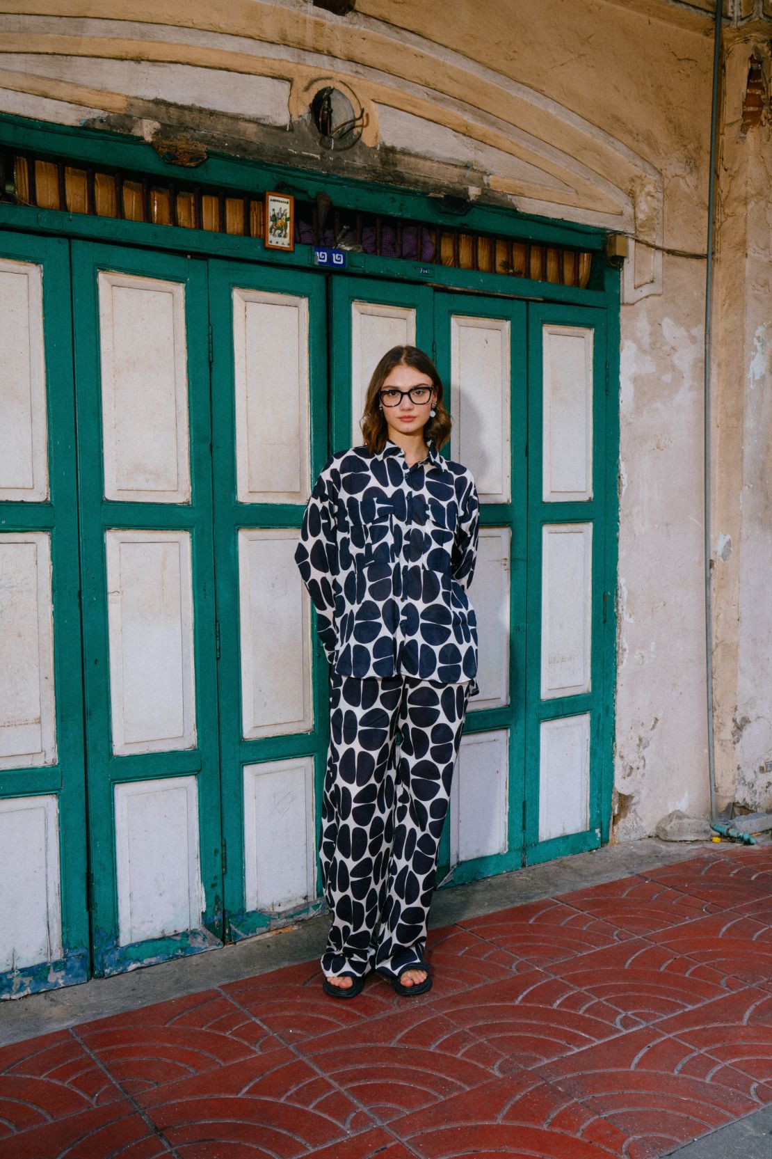 Co-ord set Printed Shirt
