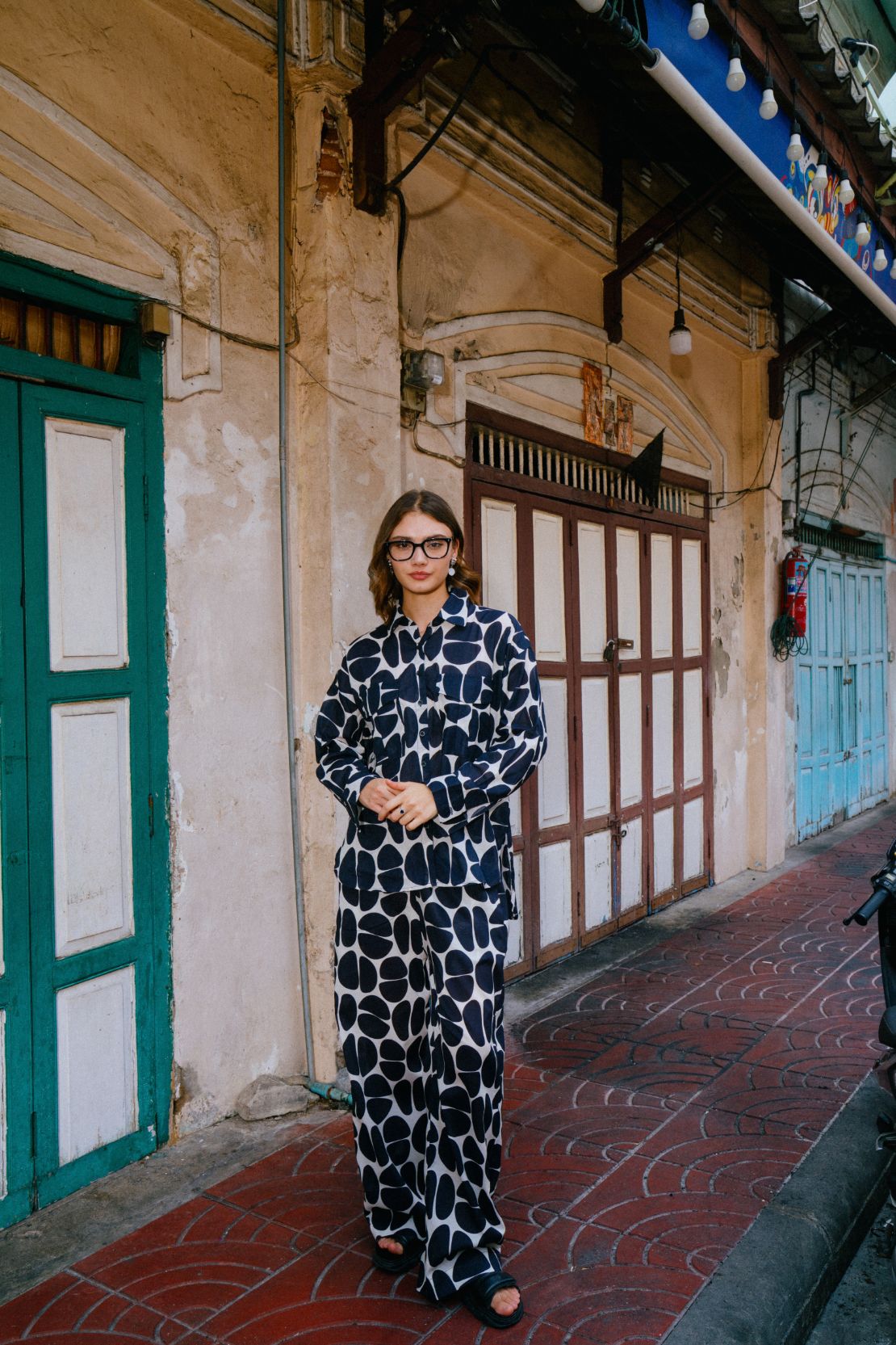 Co-ord set Printed Shirt