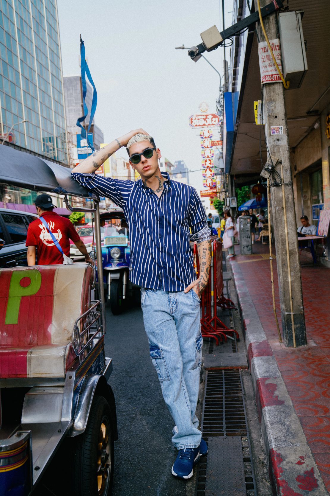 Striped Button-down shirt