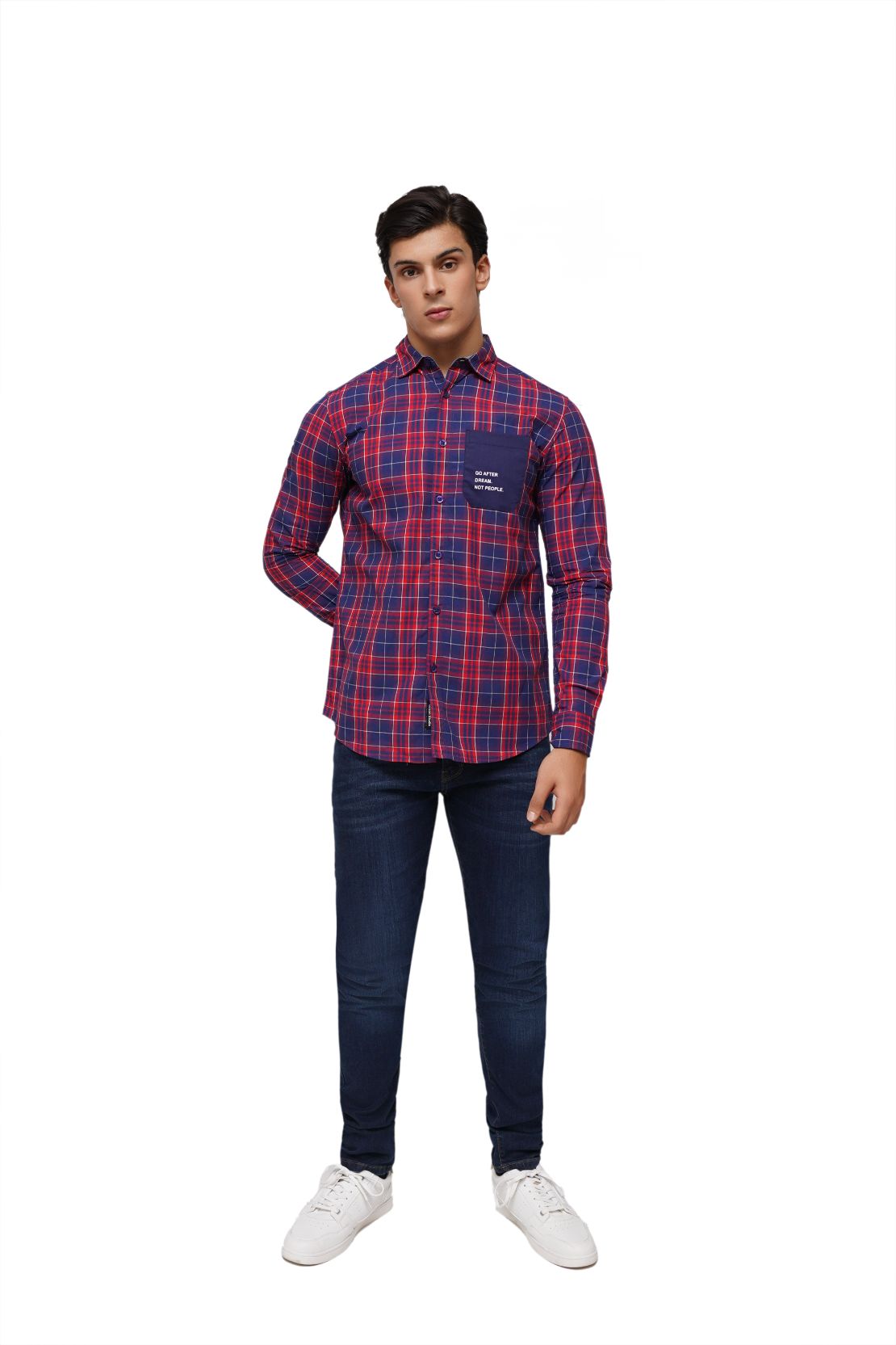 Men Button Down Casual Shirt