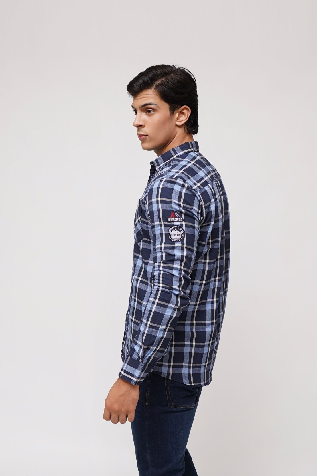 Men Button Down Casual Shirt