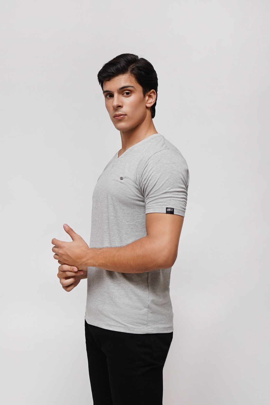 Men V Neck Style Tee