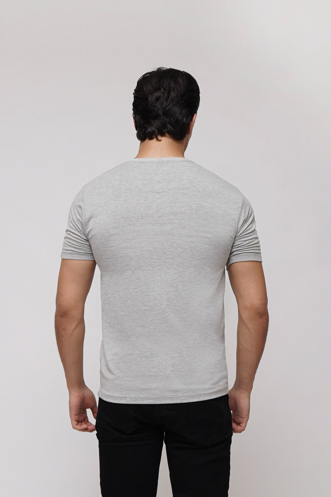 Men V Neck Style Tee