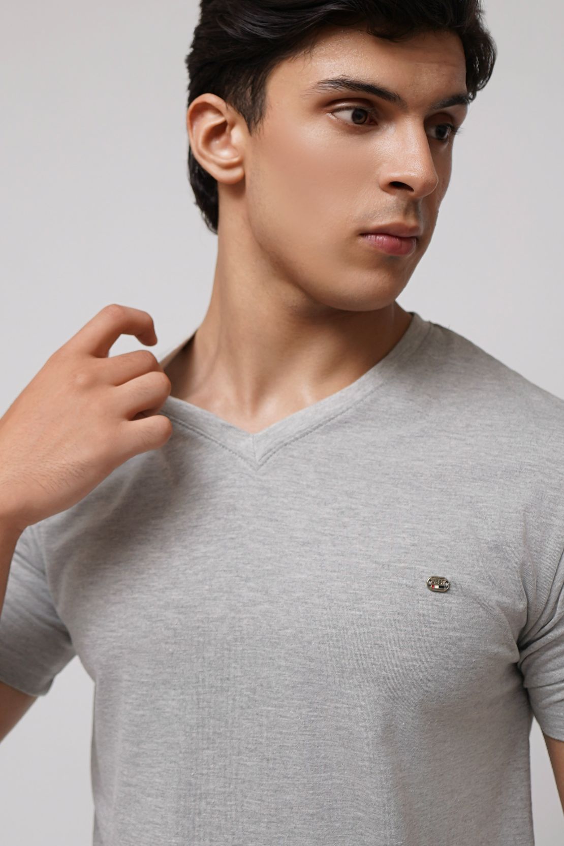 Men V Neck Style Tee