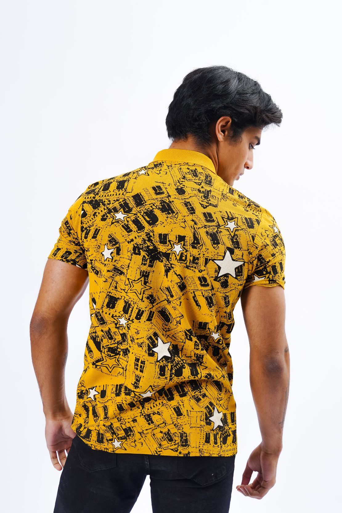 Abstract Printed Polo